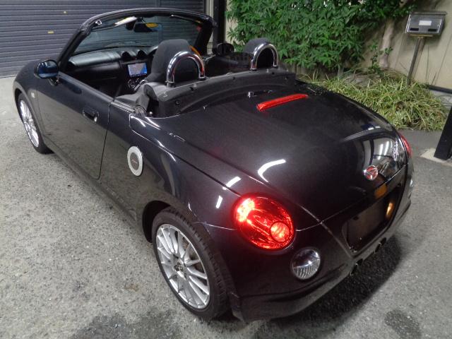 コペン アクティブトップ 禁煙車 カロッツェリアナビ/TV/CD/Bluetooth バックカメラ ドライブレコーダー ETC HIDヘッドライト 社外ウッドハンドル 社外15インチアルミ 電動オープン キーレス(2枚目)