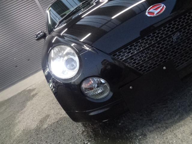 コペン アクティブトップ 禁煙車 カロッツェリアナビ/TV/CD/Bluetooth バックカメラ ドライブレコーダー ETC HIDヘッドライト 社外ウッドハンドル 社外15インチアルミ 電動オープン キーレス(12枚目)