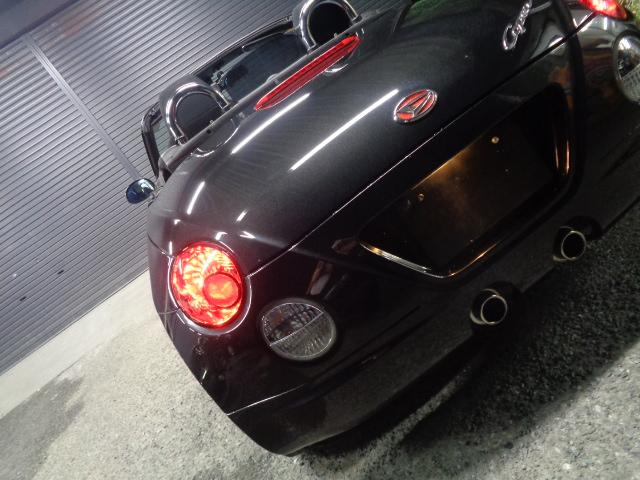 コペン アクティブトップ 禁煙車 カロッツェリアナビ/TV/CD/Bluetooth バックカメラ ドライブレコーダー ETC HIDヘッドライト 社外ウッドハンドル 社外15インチアルミ 電動オープン キーレス(15枚目)