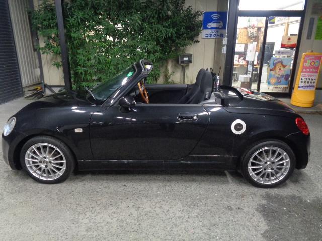 コペン アクティブトップ 禁煙車 カロッツェリアナビ/TV/CD/Bluetooth バックカメラ ドライブレコーダー ETC HIDヘッドライト 社外ウッドハンドル 社外15インチアルミ 電動オープン キーレス(18枚目)