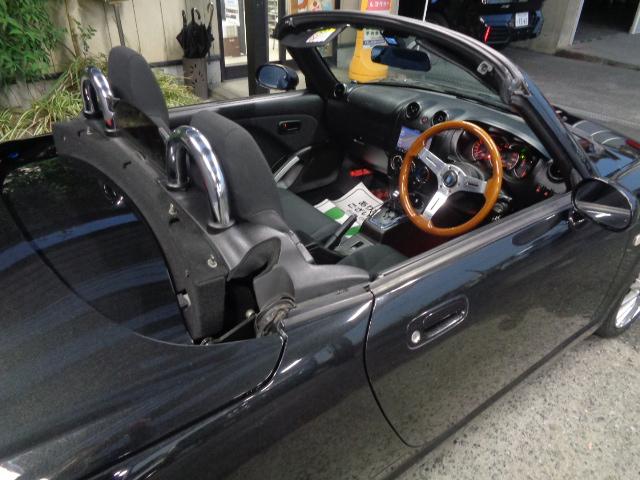 コペン アクティブトップ 禁煙車 カロッツェリアナビ/TV/CD/Bluetooth バックカメラ ドライブレコーダー ETC HIDヘッドライト 社外ウッドハンドル 社外15インチアルミ 電動オープン キーレス(25枚目)