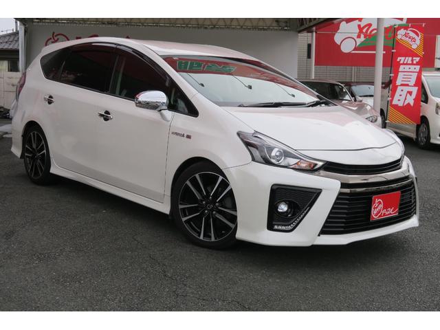 プリウスアルファ Sツーリングセレクション・G’s LEDヘッドランプ ローダウンスプリング 18インチアルミ スポーツシート 社外ナビ フルセグTV バックカメラ スペアキー有(5枚目)