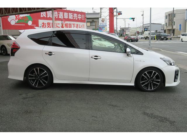 プリウスアルファ Sツーリングセレクション・G’s LEDヘッドランプ ローダウンスプリング 18インチアルミ スポーツシート 社外ナビ フルセグTV バックカメラ スペアキー有(6枚目)