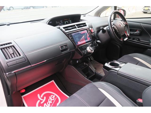 プリウスアルファ Sツーリングセレクション・G’s LEDヘッドランプ ローダウンスプリング 18インチアルミ スポーツシート 社外ナビ フルセグTV バックカメラ スペアキー有(14枚目)