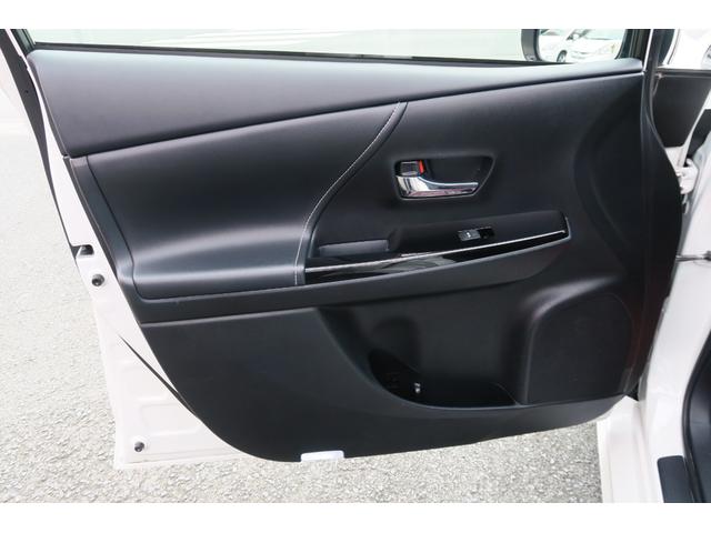 プリウスアルファ Sツーリングセレクション・G’s LEDヘッドランプ ローダウンスプリング 18インチアルミ スポーツシート 社外ナビ フルセグTV バックカメラ スペアキー有(37枚目)