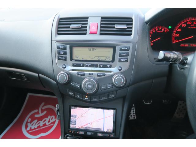 アコード ユーロＲ　社外ナビ　フルセグＴＶ　無限サス　ＪＳレーシングマフラー（10枚目）