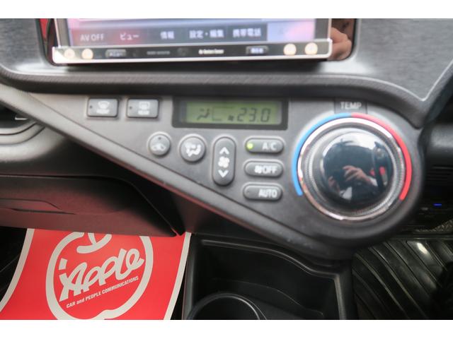 アクア Ｇ　エアロ　ユーザー買取車　スマートキー　バックカメラ　ＬＥＤヘッドランプ　デアイサー　シートヒーター　革巻きステアリング　１５インチ純正アルミ（12枚目）