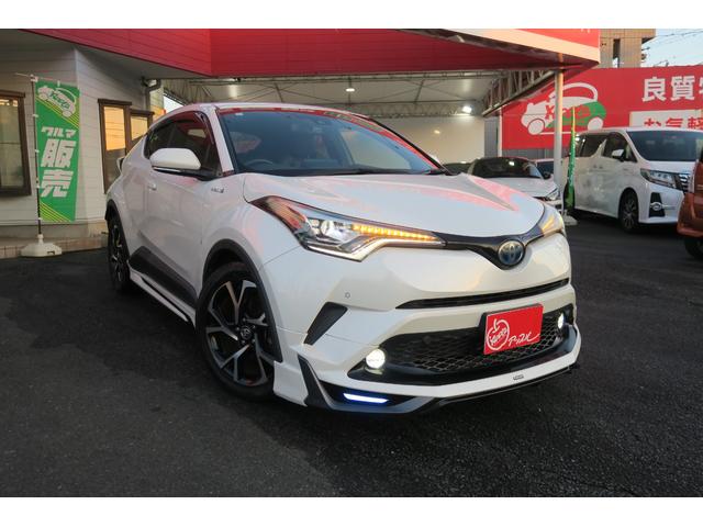 Ｃ－ＨＲ Ｇ　スマートキー　ＥＴＣ　モデリスタフルエアロ　フルセグＴＶ　バックカメラ　ＬＥＤヘッドライト　クリアランスソナー　クルーズコントロール　衝突軽減ブレーキ　オートハイビーム　レーンキープアシスト　ブラインドスポットモニター　純正１８インチアルミ（20枚目）