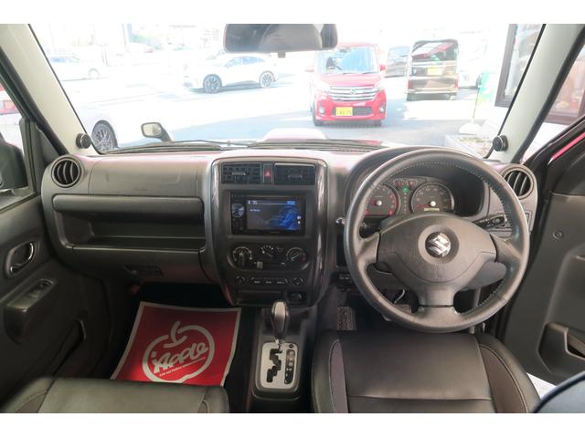 ジムニー クロスアドベンチャーＸＣ　キーレス　ハーフレザーシート　シートヒーター　ＥＴＣ　ＨＩＤヘッドライト　社外ディススプレイオーディオ　社外フロント　リアバンパー　社外テール　社外マフラー　２インチリフトアップ（4枚目）