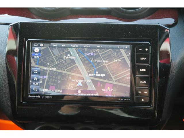 スイフトスポーツ ベースグレード　スマートキー　ＥＴＣ　　ＬＥＤヘッドライト　社外ナビ　フルセグＴＶ　バックカメラ　全方位カメラ　シートヒーター　純正アルミ　前後マッドガード　クリアランスソナー　デュアルセンサーブレーキ　レーンキープアシスト　ブラインドスポットモニター（25枚目）