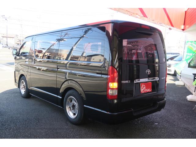 ハイエースバン ロングスーパーGL 買取車ダイレクト販売 フルシートカバー HID 社外コンビステアリング 社外15インチアルミ キーレス(8枚目)