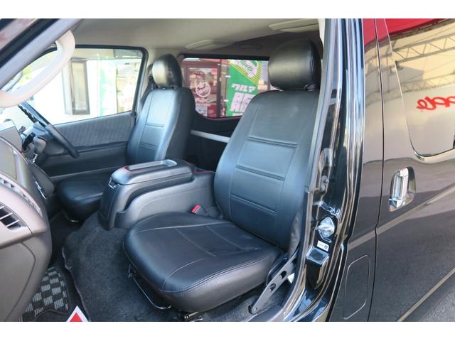 ハイエースバン ロングスーパーGL 買取車ダイレクト販売 フルシートカバー HID 社外コンビステアリング 社外15インチアルミ キーレス(19枚目)
