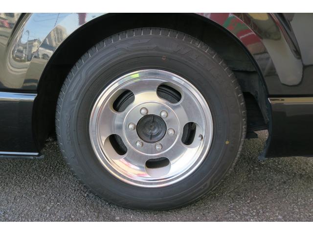 ハイエースバン ロングスーパーGL 買取車ダイレクト販売 フルシートカバー HID 社外コンビステアリング 社外15インチアルミ キーレス(43枚目)