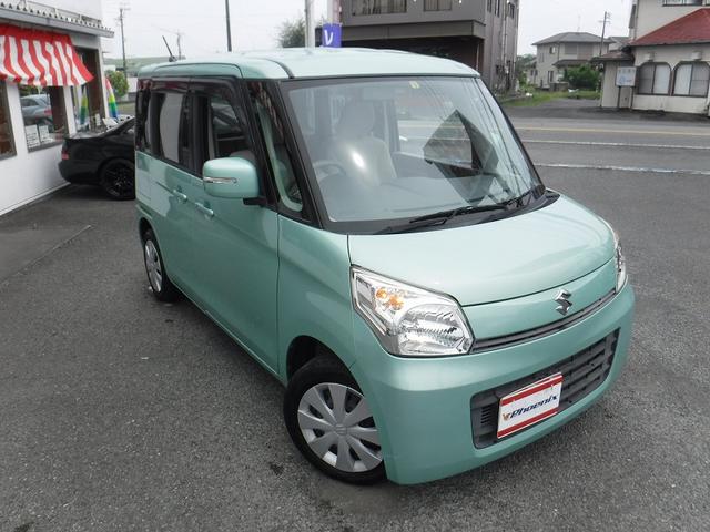 スペーシア Ｔターボ☆スマフォ連携ナビ装着車☆修復歴無し☆禁煙車☆　メーカーナビ☆ｉｐｏｄ接続☆ＵＳＢ＆ＢＴｏｏｔｈ☆ＨＤＭＩ対応☆ステアコントロール☆バックカメラ☆キセノン＆オートライト☆左パワースライド＆右イージークロージャー☆電格ウィンカーミラー☆スマートキー☆（5枚目）