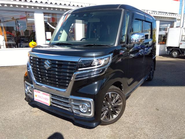 スペーシアカスタム HV-XSターボ☆8型ナビ☆全方位カメラ☆保証付き☆試乗OK ☆ターボ☆8型ナビ☆Bluetooth☆ナビ連動ドラレコ☆ETC☆全方位カメラ☆ハーフレザー&シートヒーター☆レーダーブレーキサポート☆レーダークルーズ☆LEDオートハイビーム☆軽度の冠水歴☆試乗OK(2枚目)