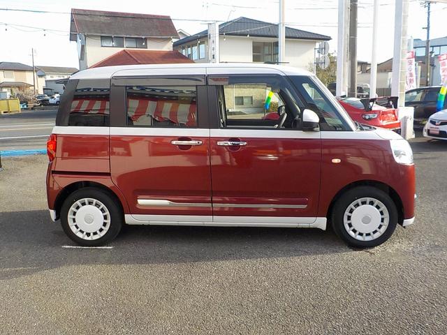 ムーヴキャンバス ストライプスＧ★修復歴無し☆禁煙車☆ツートーンカラー☆　全周囲カメラ☆純正ナビ☆フルセグ☆ＤＶＤ再生☆Ｂｔｏｏｔｈ☆ＥＴＣ☆ドラレコ☆衝突軽減☆前後誤発進抑制☆ハンドル支援☆ＬＥＤアダプティブライト☆ＬＥＤフォグ☆Ｗパワスラ☆ドリンクウォーマー☆禁煙車☆（6枚目）