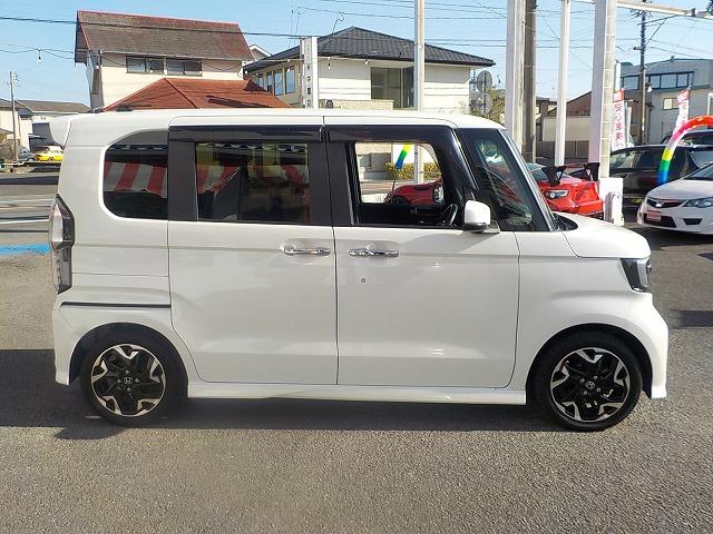 Ｎ－ＢＯＸカスタム Ｇ・Ｌターボ☆ホンダセンシング☆修復無し☆禁煙車☆　純正ＳＤＤナビ☆ＤＶＤ再生☆ＣＤ録音☆ＵＳＢ＆ＢＴｏｏｔｈ☆バックカメラ☆ビルトインＥＴＣ☆前後ドラレコ☆パドルシフト☆レーダークルーズ☆ハンドル支援☆ハーフレザーシート☆ＬＥＤオートハイビーム☆（6枚目）