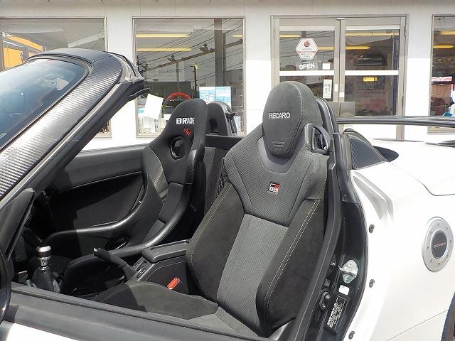 コペン ＧＲスポーツ☆車高調☆フルバケット☆禁煙車☆　軽量ボンネット☆リアウィング☆ＢＲＩＤＥフルバケット☆Ｂｌｉｔｚエアクリ＆タワーバー☆ＨＫＳハイパーＭＡＸ車高調☆ロッソモデューロチタンマフラー☆カーボンルーフラッピング☆ＴＲＤパフォーマンスダンパー（77枚目）