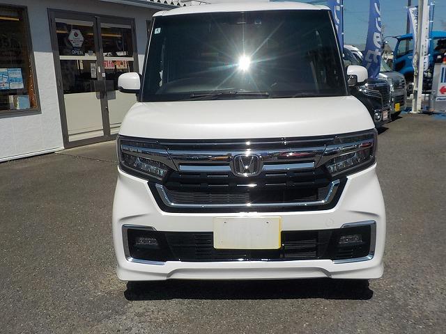 Ｎ－ＢＯＸカスタム Ｌターボ★純正８インチナビ☆ホンダセンシング☆禁煙車☆　純正８型ナビ☆フルセグ☆ＤＶＤ再生☆Ｂｔｏｏｔｈ☆音楽録音☆バックカメラ☆ビルトインＥＴＣ☆前後ドラレコ☆衝突軽減☆アダプティブクルコン☆ＬＥＤオートハイビーム☆ＬＥＤフォグ☆Ｗパワスラ☆禁煙車☆（4枚目）