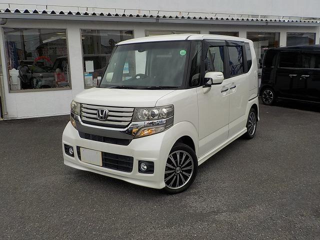 Ｎ－ＢＯＸカスタム Ｇ　ターボＳＳパッケージ☆衝突軽減☆クルーズコント☆禁煙車☆　純正ナビ☆ＤＶＤ再生☆Ｉｐｏｄ接続☆ＵＳＢ＆ＢＴｏｏｔｈ☆バックカメラ☆クルーズコント☆ＣＴＢＡ衝突軽減☆パドルシフト☆ＩＯＮクリーンオートエアコン☆ＨＩＤオートライト☆両パワスラ☆１５インチアルミ☆（3枚目）