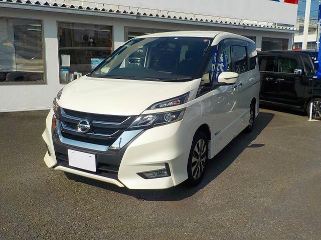 セレナ ＨＳーＶセレ☆９型ナビ☆後席Ｍ☆両側電動ドア☆試乗出来ます☆　軽減ブレーキ☆９型ナビ☆ブルーレイ＆ＤＶＤ再生☆Ｂｌｕｅｔｏｏｔｈ☆フリップダウンモニター☆ドラレコ☆ＥＴＣ☆ハンズフリー両側電動ドア☆ＬＥＤオートライト☆クルーズコントロール☆リアクーラー☆試乗ＯＫ（4枚目）