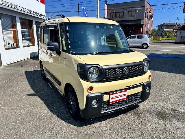 スペーシアギア ＨＶ－ＸＺターボ☆９型ナビ☆全方位Ｍ☆走行１．８万☆試乗ＯＫ　☆ターボ☆パドルシフト☆スマフォ連携９型ナビ☆ＡｐｐｌｅＣａｒＰｌａｙ＆ＡｎｄｒｏｉｄＡｕｔｏ☆ＤＶＤ再生☆全方位カメラ☆シートヒーター☆後方ソナー☆追従クルコン☆ＬＥＤライト☆走行１．８万☆試乗ＯＫ（5枚目）