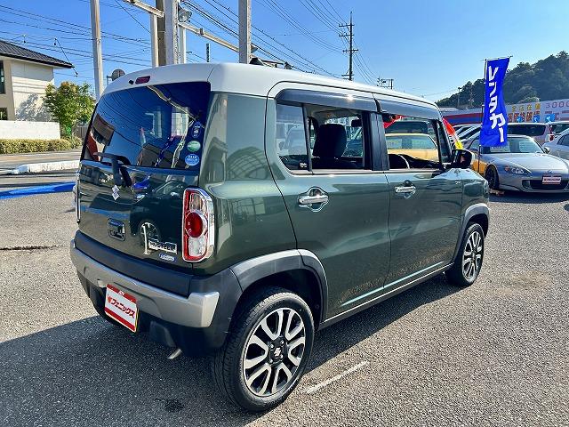 ハスラー Ｊスタイル２ターボ☆ツートンカラー☆全方位Ｍ☆走行１．９万ｋ　ツートンカラー☆ターボ☆半革シート☆ナビ☆Ｂｌｕｅｔｏｏｔｈ☆バックカメラ☆ＥＴＣ☆ドラレコ☆軽減ブレーキ☆車線逸脱警報☆前後誤発進抑制☆オートリトラミラー☆ＬＥＤオートライト☆走行１．９万☆試乗ＯＫ（7枚目）