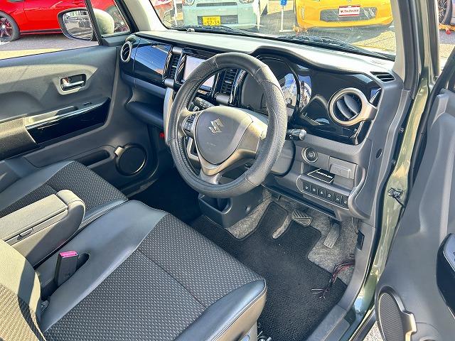 ハスラー Ｊスタイル２ターボ☆ツートンカラー☆全方位Ｍ☆走行１．９万ｋ　ツートンカラー☆ターボ☆半革シート☆ナビ☆Ｂｌｕｅｔｏｏｔｈ☆バックカメラ☆ＥＴＣ☆ドラレコ☆軽減ブレーキ☆車線逸脱警報☆前後誤発進抑制☆オートリトラミラー☆ＬＥＤオートライト☆走行１．９万☆試乗ＯＫ（11枚目）