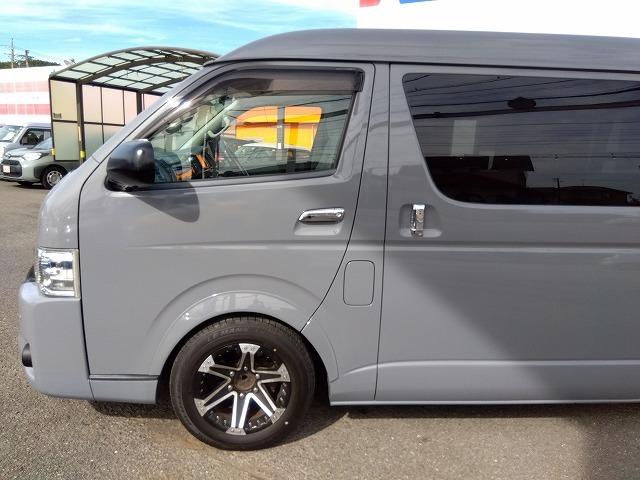 ハイエースワゴン DX ☆キャンピング仕様車☆修復歴無し☆ キャンピング仕様車・ベッドKIT・水道設備・冷蔵庫・網戸付ガラス・ヒッチメンバー・100V電源・SDナビ・フルセグ・DVD再生・音楽録音・バックカメラ・ETC・ミラー一体型ドラレコ・LEDヘッド・禁煙(6枚目)