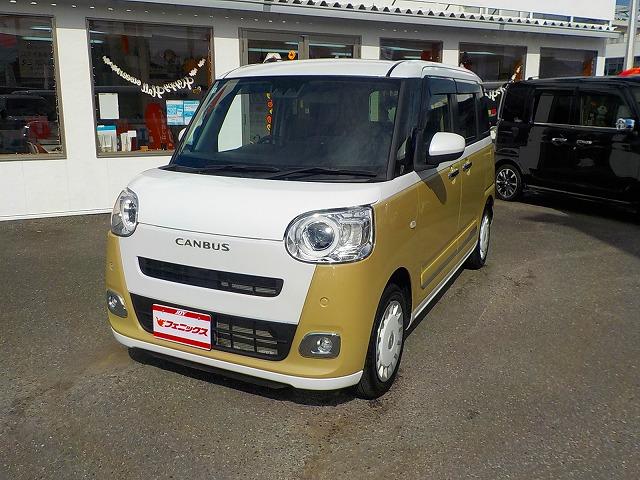 ムーヴキャンバス ストライプスＧ☆後期☆ツートンカラー☆走行２．２万☆試乗ＯＫ　後期型☆ツートンカラー☆ディスプレイオーディオ☆ＤＶＤ再生☆ＵＳＢ入力☆バックカメラ☆ＥＴＣ☆シートヒーター☆クリアランスソナー☆ワンタッチ両側電動ドア☆ＬＥＤオートハイビーム☆走行２．２万☆試乗ＯＫ（2枚目）
