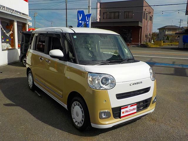ムーヴキャンバス ストライプスＧ☆後期☆ツートンカラー☆走行２．２万☆試乗ＯＫ　後期型☆ツートンカラー☆ディスプレイオーディオ☆ＤＶＤ再生☆ＵＳＢ入力☆バックカメラ☆ＥＴＣ☆シートヒーター☆クリアランスソナー☆ワンタッチ両側電動ドア☆ＬＥＤオートハイビーム☆走行２．２万☆試乗ＯＫ（4枚目）