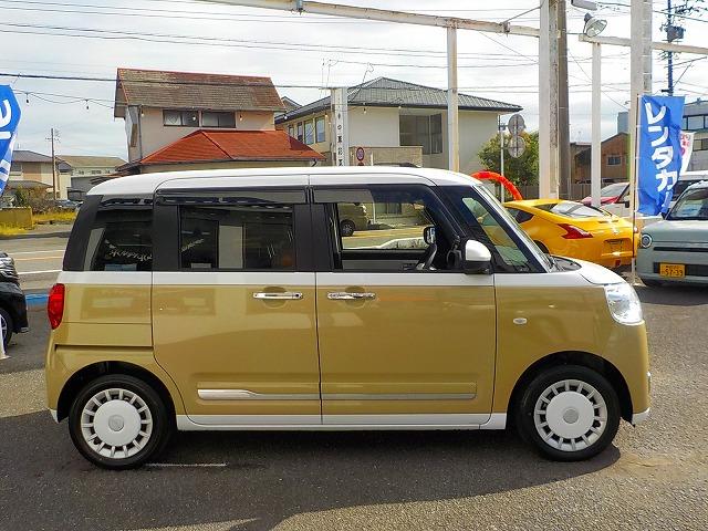ムーヴキャンバス ストライプスＧ☆後期☆ツートンカラー☆走行２．２万☆試乗ＯＫ　後期型☆ツートンカラー☆ディスプレイオーディオ☆ＤＶＤ再生☆ＵＳＢ入力☆バックカメラ☆ＥＴＣ☆シートヒーター☆クリアランスソナー☆ワンタッチ両側電動ドア☆ＬＥＤオートハイビーム☆走行２．２万☆試乗ＯＫ（5枚目）