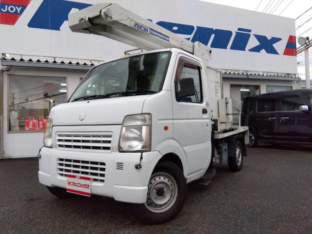 キャリイトラック 高所作業車☆4WD☆キャブシャシーアオリなし☆試乗出来ます☆ アイチコーポレーション製高所作業車☆5速マニュアル☆4WD☆ETC☆バックカメラ付デジタルインナーミラー☆コーナーソナー☆ナビTV☆ヘッドライトレベライザー☆エアコン☆走行4.4万km☆試乗出来ます☆(2枚目)