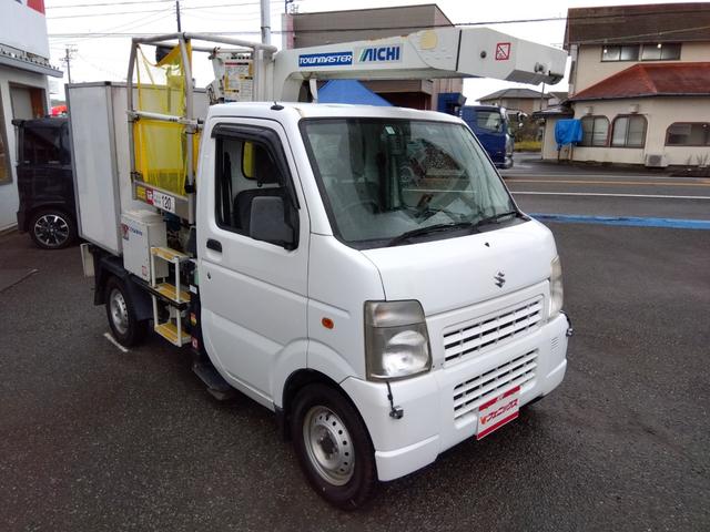 キャリイトラック 高所作業車☆4WD☆キャブシャシーアオリなし☆試乗出来ます☆ アイチコーポレーション製高所作業車☆5速マニュアル☆4WD☆ETC☆バックカメラ付デジタルインナーミラー☆コーナーソナー☆ナビTV☆ヘッドライトレベライザー☆エアコン☆走行4.4万km☆試乗出来ます☆(4枚目)