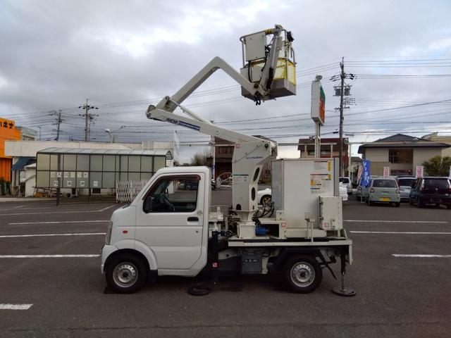 キャリイトラック 高所作業車☆4WD☆キャブシャシーアオリなし☆試乗出来ます☆ アイチコーポレーション製高所作業車☆5速マニュアル☆4WD☆ETC☆バックカメラ付デジタルインナーミラー☆コーナーソナー☆ナビTV☆ヘッドライトレベライザー☆エアコン☆走行4.4万km☆試乗出来ます☆(73枚目)