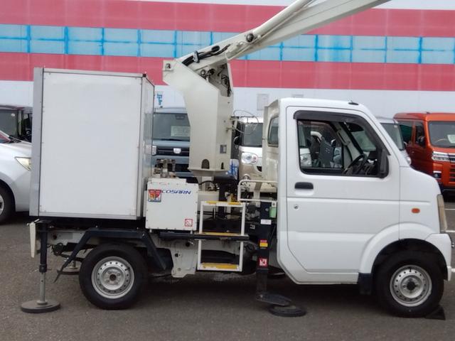 キャリイトラック 高所作業車☆4WD☆キャブシャシーアオリなし☆試乗出来ます☆ アイチコーポレーション製高所作業車☆5速マニュアル☆4WD☆ETC☆バックカメラ付デジタルインナーミラー☆コーナーソナー☆ナビTV☆ヘッドライトレベライザー☆エアコン☆走行4.4万km☆試乗出来ます☆(74枚目)