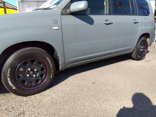 プロボックス ＧＬ☆デイトナホイール☆安心チェーンベルト☆ＮＥＷペイント済　デイトナ１４インチホイール☆ＮＥＷペイント済☆安心チェーンベルト☆専用オーディオ☆ドアバイザー☆ラバーマット☆キーレスキー☆パワーウインドウ☆ヘッドライトレベライザー☆横滑り防止☆電格ミラー☆試乗ＯＫ（22枚目）