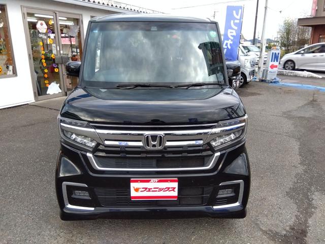 Ｎ－ＢＯＸカスタム Ｌ☆メモリナビ☆前席ヒーター☆禁煙車☆　メモリナビ・ＤＶＤ再生・ＣＤ録音・Ｉｐｏｄ接続・ＵＳＢ＆ＢＴｏｏｔｈ・バックカメラ・ＥＴＣ・前席ヒーター・後方パーキングソナー・ＬＥＤオートハイビーム・レーダークルーズ操舵支援・左パワースライド（3枚目）