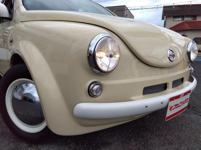 マーチ Good Wood Park製バービー仕様☆修復無☆禁煙車☆ Good Wood Park製ハービー仕様☆専用ホイールキャップ☆メモリナビ☆DVD再生☆Bluetooth☆ETC☆オートリトラミラー☆オートライト☆キーレス☆車検9年4月迄☆走行5.4万☆試乗OK(18枚目)