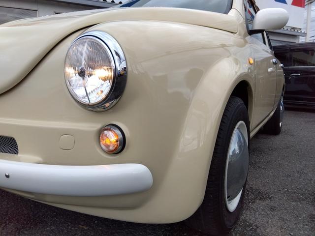 マーチ Good Wood Park製バービー仕様☆修復無☆禁煙車☆ Good Wood Park製ハービー仕様☆専用ホイールキャップ☆メモリナビ☆DVD再生☆Bluetooth☆ETC☆オートリトラミラー☆オートライト☆キーレス☆車検9年4月迄☆走行5.4万☆試乗OK(21枚目)