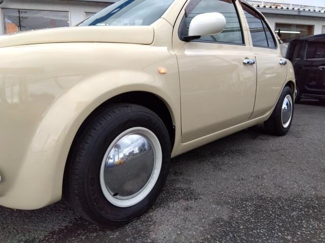 マーチ Good Wood Park製バービー仕様☆修復無☆禁煙車☆ Good Wood Park製ハービー仕様☆専用ホイールキャップ☆メモリナビ☆DVD再生☆Bluetooth☆ETC☆オートリトラミラー☆オートライト☆キーレス☆車検9年4月迄☆走行5.4万☆試乗OK(22枚目)