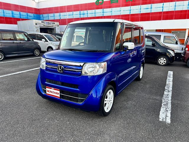 Ｎ－ＢＯＸ ２トーンカラースタイルＧＬｐｋｇ☆禁煙車☆修復歴無☆試乗ＯＫ　ツートンカラー☆ナビ☆Ｂｌｕｅｔｏｏｔｈ☆バックカメラ☆ＤＶＤ再生☆ＥＴＣ☆前後ドラレコ☆電動ドア☆アルミホイール☆スマートキー＆プッシュスタート☆シートバックテーブル☆走行５．６万ｋｍ☆試乗出来ます（3枚目）