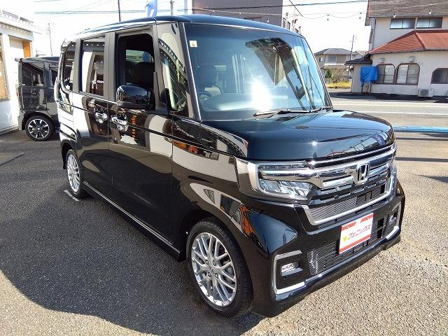 Ｎ－ＢＯＸカスタム Ｌターボ☆最終型☆ナビ☆Ｂカメラ☆半革Ｓ☆禁煙車☆試乗ＯＫ☆　最終型☆ターボ☆パドルシフト☆ナビ☆ＤＶＤ再生☆Ｂｌｕｅｔｏｏｔｈ☆バックカメラ☆ＥＴＣ☆半革シート＆ヒーター☆後方ソナー☆レーダークルーズ☆電子パーキング＆オートホールド☆走行１．６万ｋｍ☆試乗ＯＫ（4枚目）