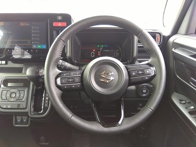 スペーシアギア HV-XZ☆現行型☆ツートンカラー☆9型ナビ☆走行0.2万☆ 現行型☆スマフォ連携9型ナビ☆AppleCar&Android対応☆Bluetooth☆全方位カメラ☆前席&ハンドルヒーター☆操舵支援☆LEDオートハイビーム☆オットマン☆走行0.2万☆試乗出来ます☆(34枚目)