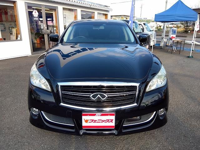 フーガハイブリッド ☆当店買取車☆黒革シート☆メーカーナビ☆サンルーフ☆試乗ＯＫ　☆当店買取車☆メーカーナビ☆黒本革シート☆サンルーフ☆ＤＶＤ再生☆シートヒーター☆バックカメラ☆ＥＴＣ☆Ｂｌｕｅｔｏｏｔｈ☆ＬＥＤオートライト☆２０インチアルミホイール☆走行７．５万ｋｍ☆試乗出来ます（3枚目）