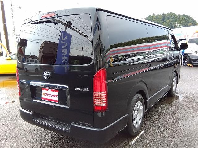ハイエースバン ロングスーパーGL☆黒革調シートカバー☆修復無し☆禁煙車☆ 社外ナビ・DVD再生・CD録音・BTooth・バックカメラ・ビルトインETC・黒革調シートカバー・ダウンブロック・社外LEDテール・LEDオートライト・電格ウィンカーミラー・両側パワースライド(10枚目)