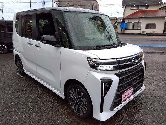 タント カスタムＲＳ☆ツートンカラー☆修復無☆評価４．５点☆禁煙車☆　ワイドナビ・ＤＶＤ再生・ＢＴｏｏｔｈ・Ｂカメラ・ハーフレザー＆ヒーター・クリアランスソナー・スマートアシスト・レーンディパーチャー・電子パーキング・ＬＥＤオートハイビーム・両パワスラ・ツートンカラー（4枚目）
