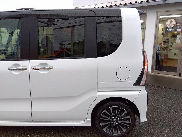 タント カスタムＲＳ☆ツートンカラー☆修復無☆評価４．５点☆禁煙車☆　ワイドナビ・ＤＶＤ再生・ＢＴｏｏｔｈ・Ｂカメラ・ハーフレザー＆ヒーター・クリアランスソナー・スマートアシスト・レーンディパーチャー・電子パーキング・ＬＥＤオートハイビーム・両パワスラ・ツートンカラー（7枚目）