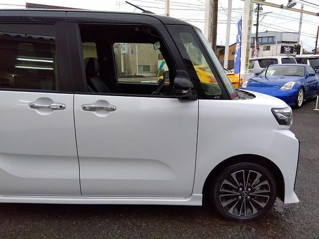 タント カスタムＲＳ☆ツートンカラー☆修復無☆評価４．５点☆禁煙車☆　ワイドナビ・ＤＶＤ再生・ＢＴｏｏｔｈ・Ｂカメラ・ハーフレザー＆ヒーター・クリアランスソナー・スマートアシスト・レーンディパーチャー・電子パーキング・ＬＥＤオートハイビーム・両パワスラ・ツートンカラー（12枚目）