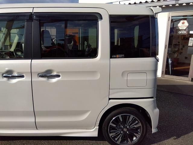 スペーシアカスタム ハイブリッドＸＳターボ☆８型ナビ☆修復歴無し☆禁煙車☆　８インチナビ・ＤＶＤ再生・ＣＤ録音・ＢＴｏｏｔｈ・Ｂカメラ・ＥＴＣ・前後ドラレコ・ハーフレザー＆ヒータ・パドルシフト・レーダーブレーキ・クルーズコント・ＬＥＤオートハイビーム・ＬＥＤフォグ・後方ソナー（7枚目）